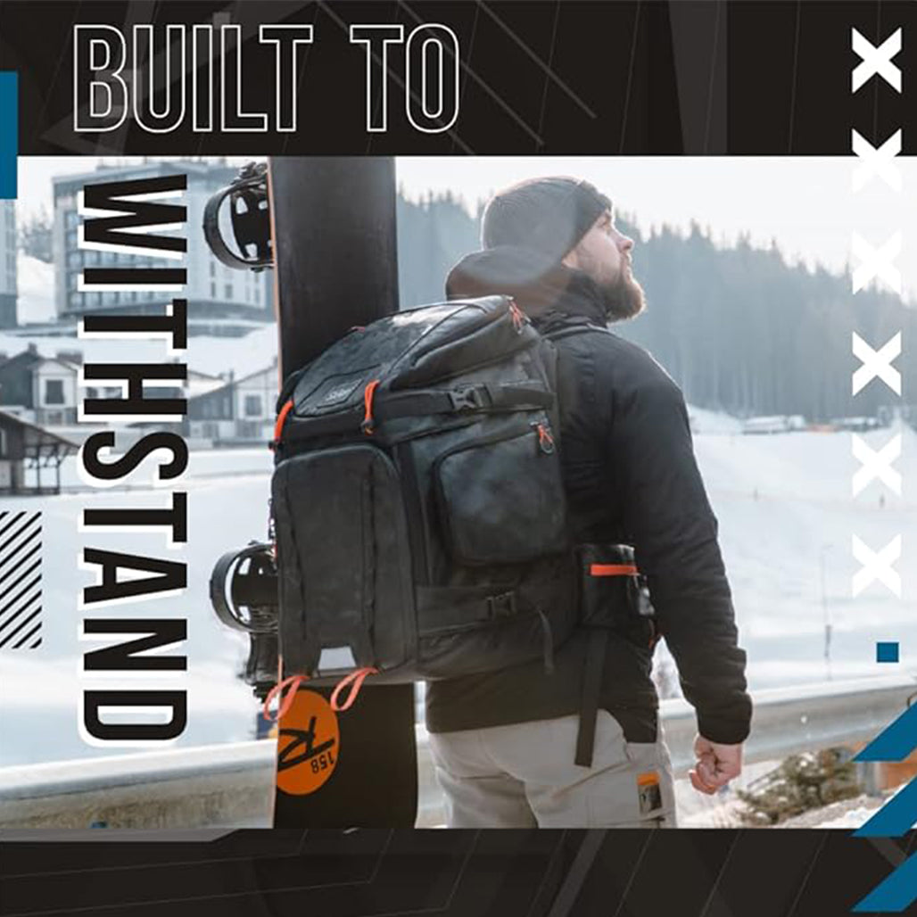 A Photo Of Sklon Ski Boot Bag 55-65L Waterproof Backpack