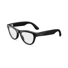 A Photo Of Ray-Ban Meta Skyler (Gen 2) Smart Glasses - Shiny Black/Clear to Graphite Green Transitions