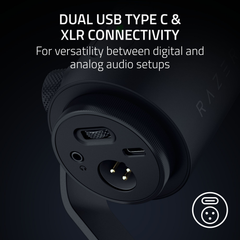 A Photo Of Razer Seiren V3 Pro - Professional Dynamic USB-C & XLR Streaming Microphone