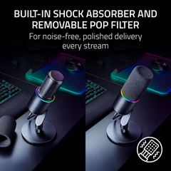 A Photo Of Razer Seiren V3 Pro - Professional Dynamic USB-C & XLR Streaming Microphone