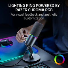 A Photo Of Razer Seiren V3 Pro - Professional Dynamic USB-C & XLR Streaming Microphone
