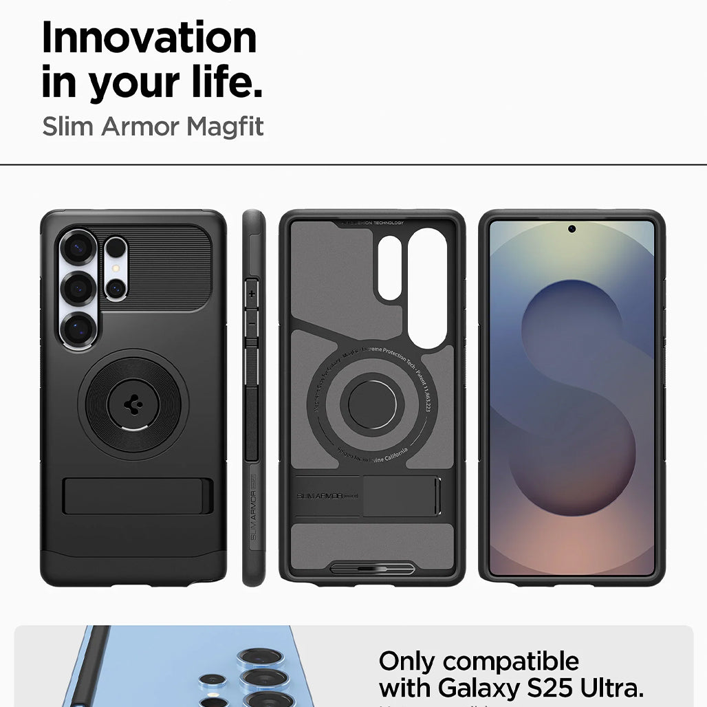 A Photo Of Spigen Slim Armor MagFit Case for Galaxy S25 Ultra