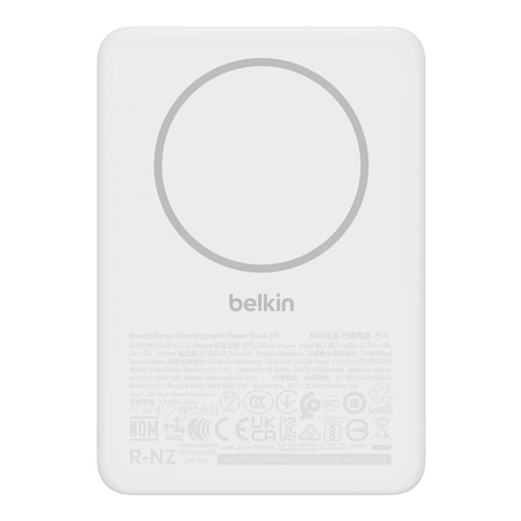 A Photo Of Belkin BoostCharge Slim Magnetic Power Bank 5K