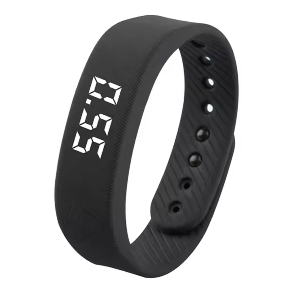 A Photo Of LED Fitness Tracker Wristband with Pedometer