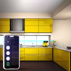 A Photo Of Tellur Smart WiFi Power Strip with 3 Outlets, PD30W, QC18W, 2xUSB 2.4A, 2500W, 10A, 2m Cable - White