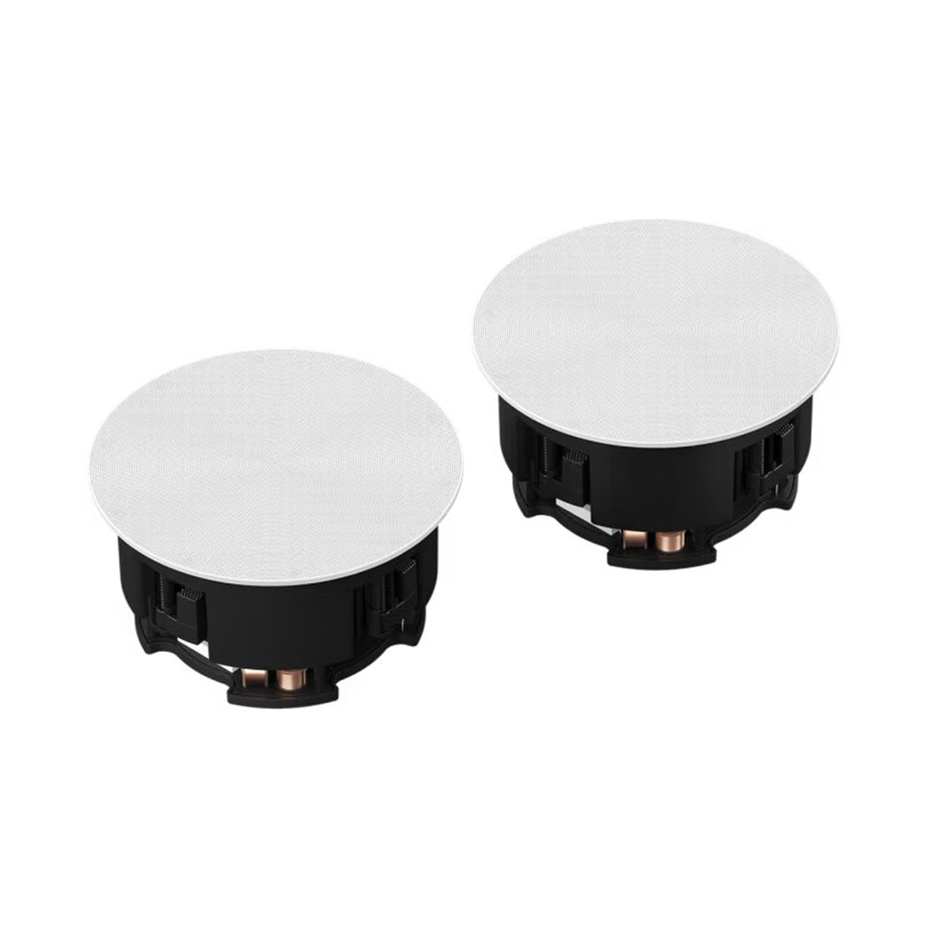 A Photo Of Sonos In-Ceiling Architectural Speakers (Pair) – Premium Built-In Audio by Sonos & Sonance