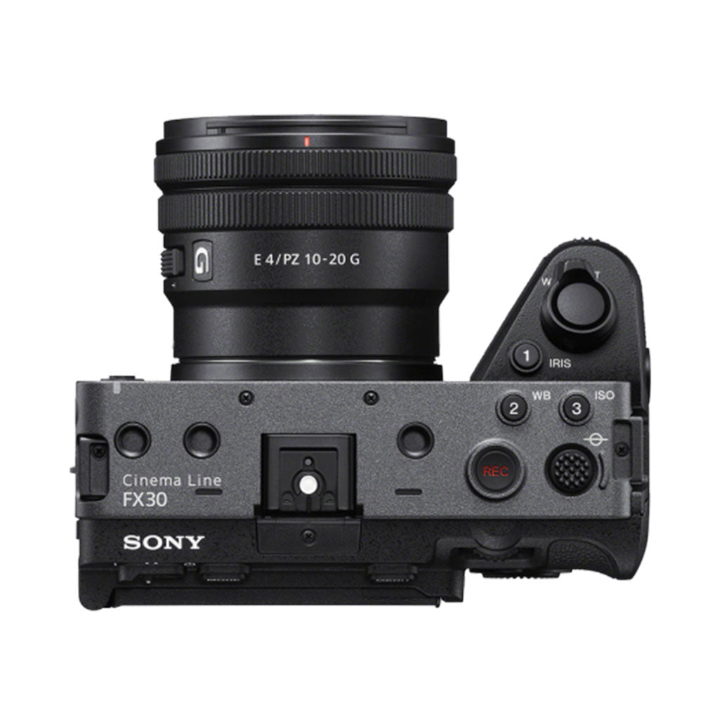 A Photo Of Sony Cinema Line FX30 Super 35 Camera with XLR Handle Unit