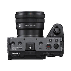 A Photo Of Sony Cinema Line FX30 Super 35 Camera with XLR Handle Unit