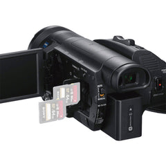 A Photo Of Sony FDR-AX700 - 4K HDR Camcorder with Fast Hybrid AF