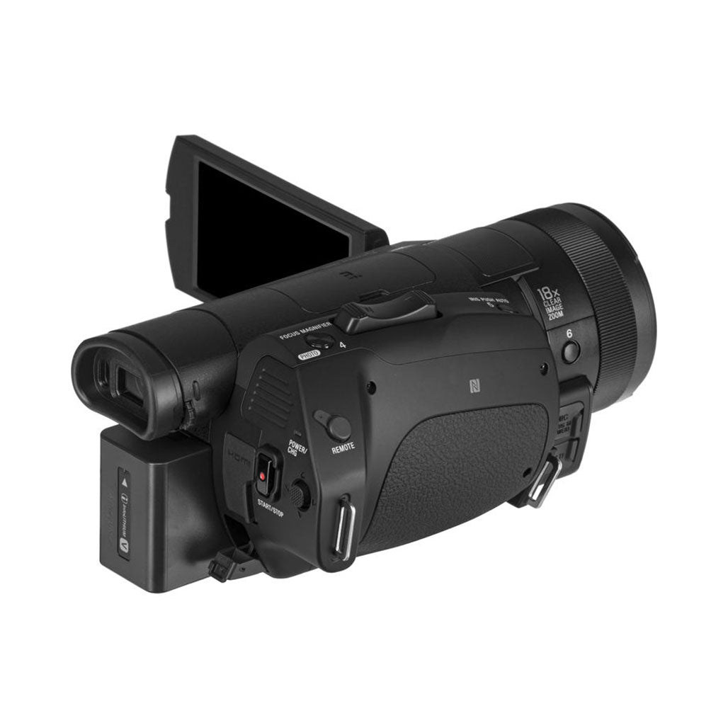 A Photo Of Sony FDR-AX700 - 4K HDR Camcorder with Fast Hybrid AF