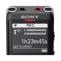 A Photo Of Sony ICD-UX570 Digital Voice Recorder - Black, 4GB Memory, USB Direct, and Expandable Storage