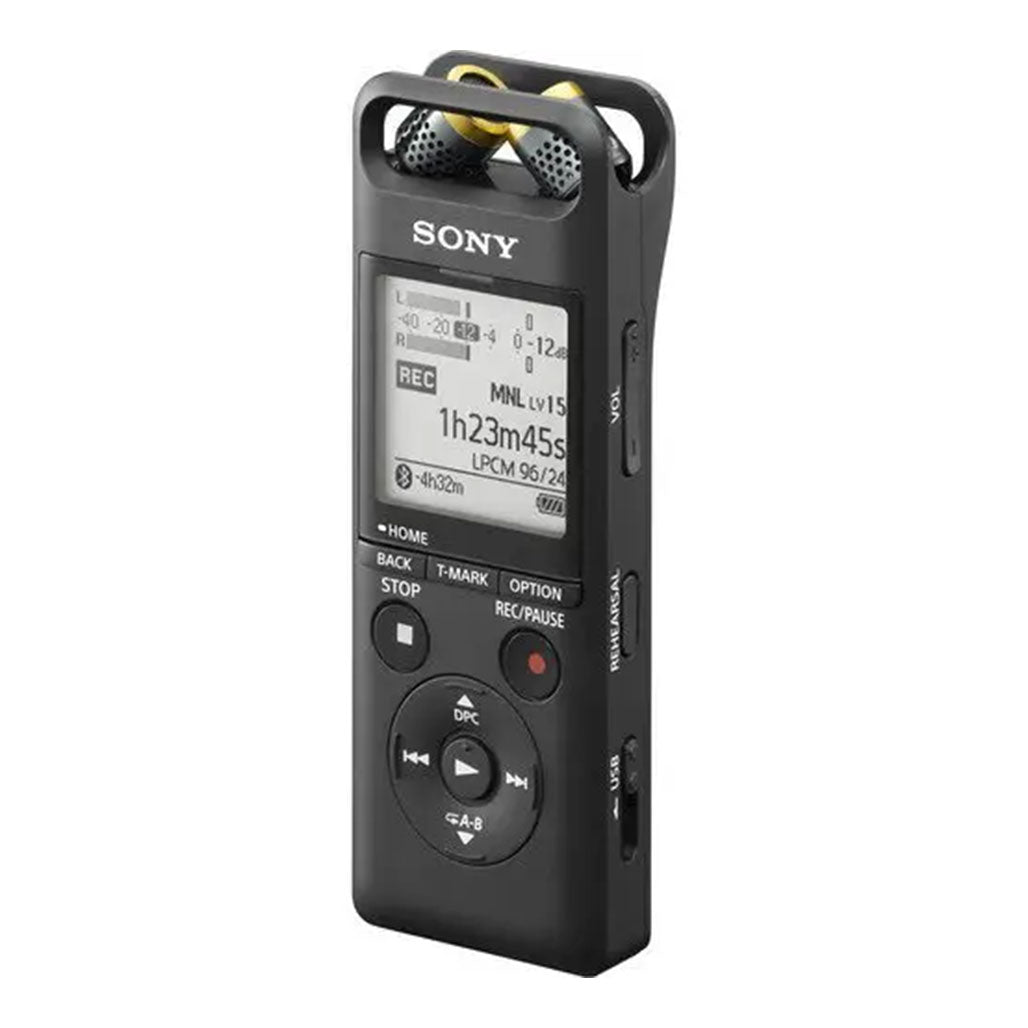 A Photo Of Sony PCM-A10 High-Resolution Audio Recorder – 96 kHz/24-bit Recording, 16GB Internal Memory, and Bluetooth Connectivity
