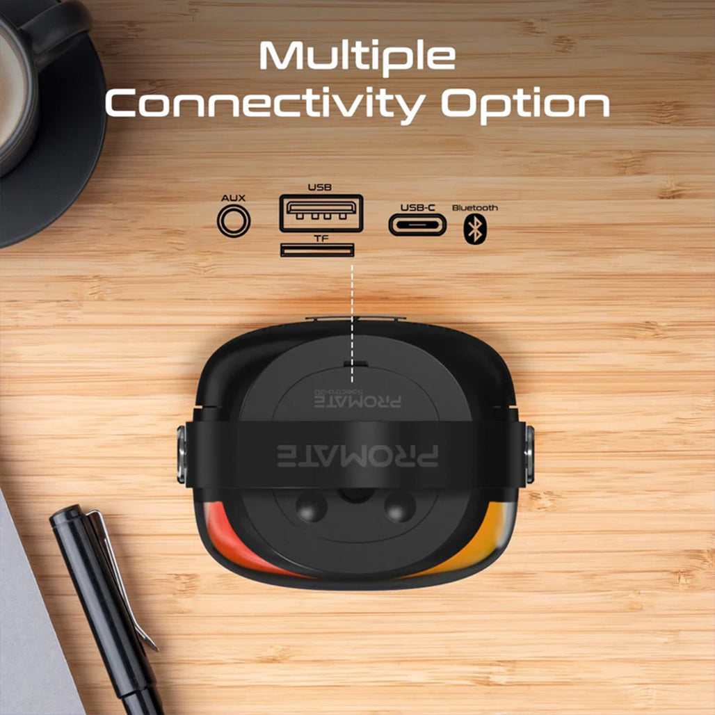 A Photo Of Promate Spectro-20 - 20W RGB Bluetooth Speaker