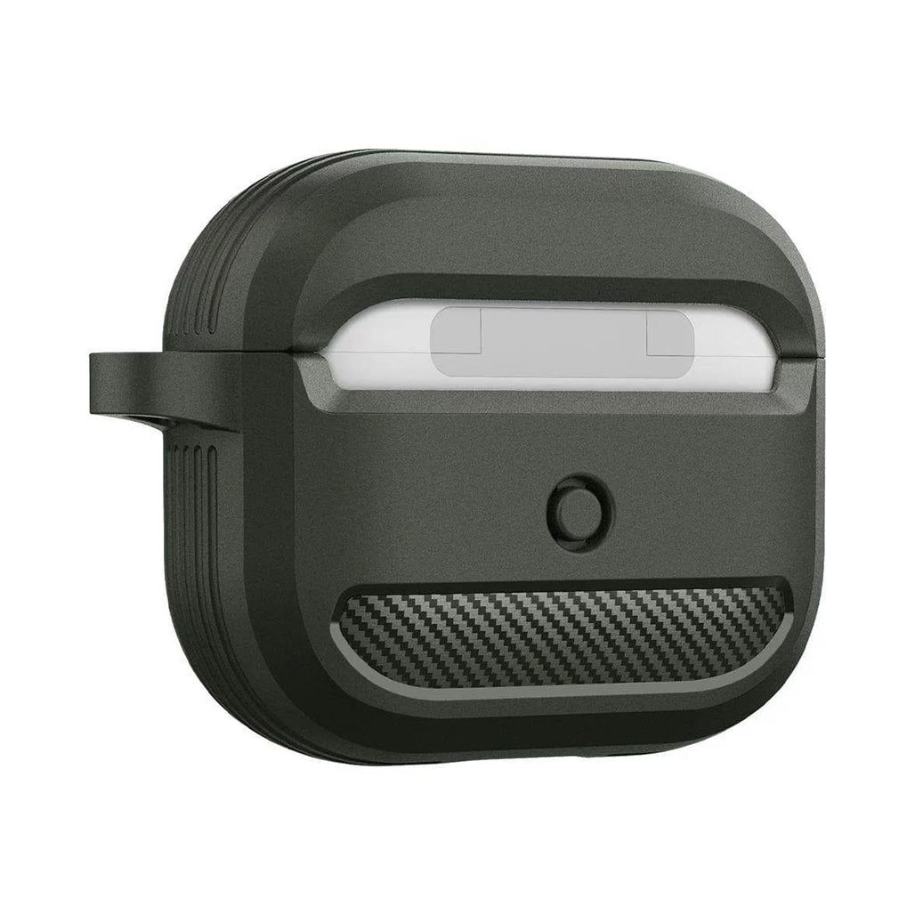 A Photo Of Spigen Rugged Armor Case for AirPods 3rd Gen - Military Green - ASD01979