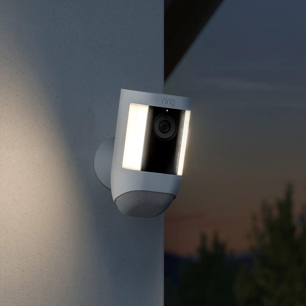 A Photo Of Ring Spotlight Cam Pro - 2K Smart Outdoor Security Camera with 3D Motion Detection