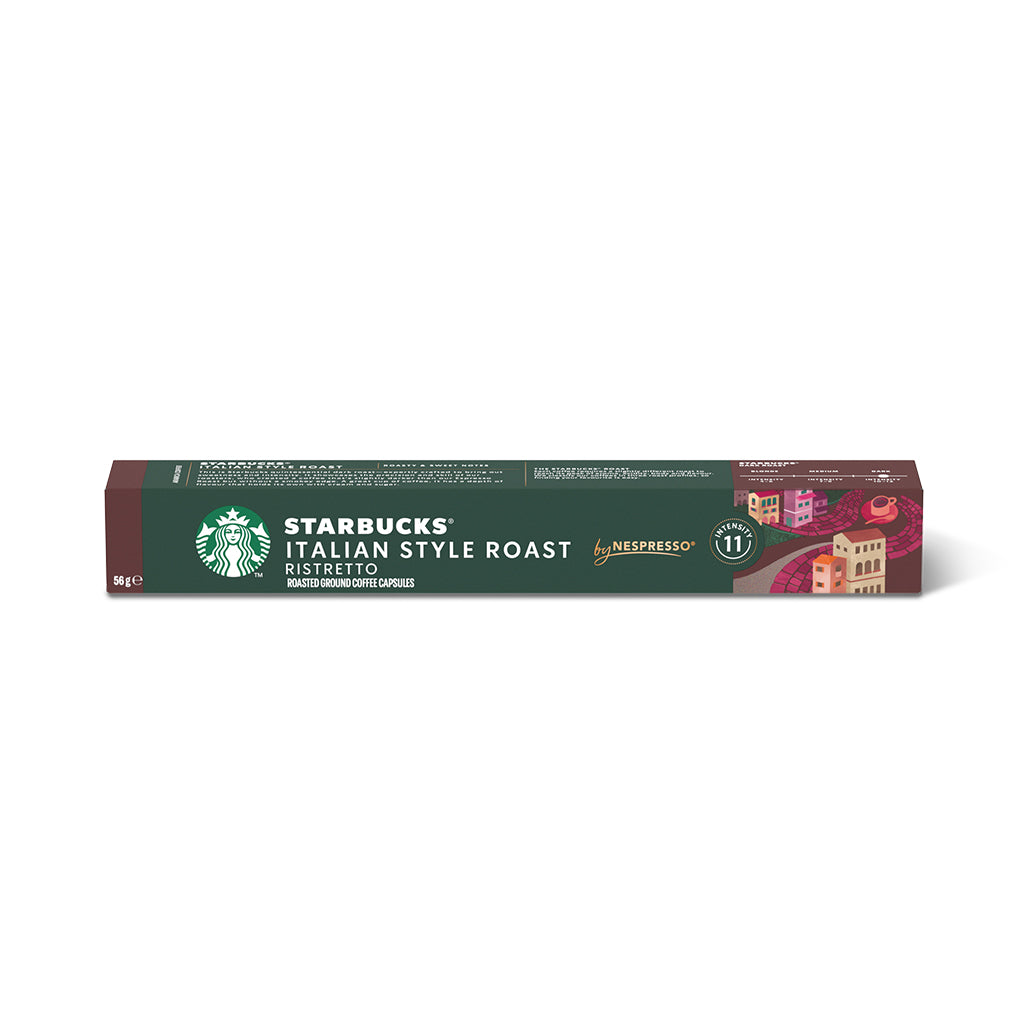 A Photo Of Starbucks Italian Style Roast by Nespresso – Dark Roast Coffee Capsules (10 Pack)