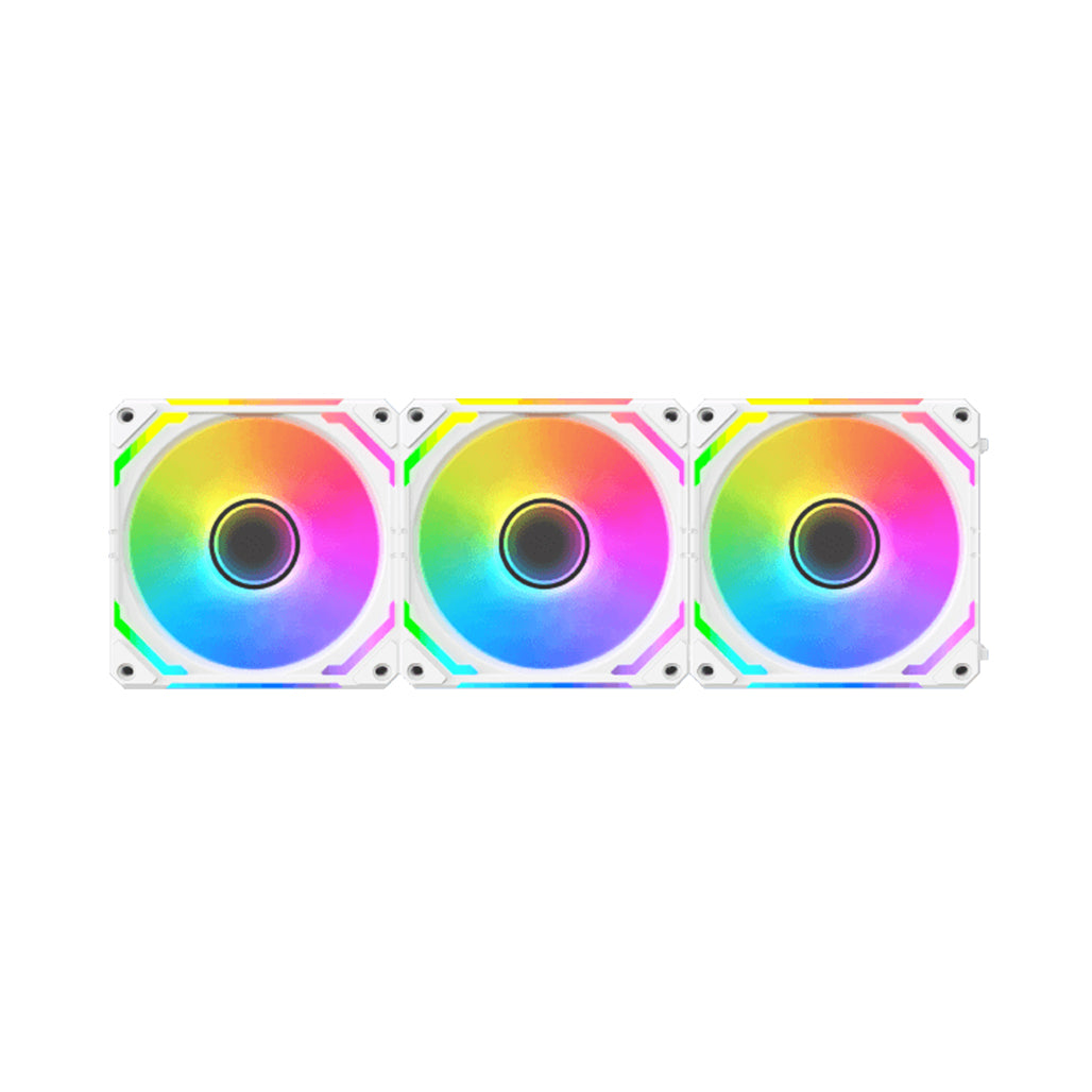 A Photo Of Xigmatek Starlink Ultra | 120mm ARGB Fan Kit with PWM Sync & Smart Control