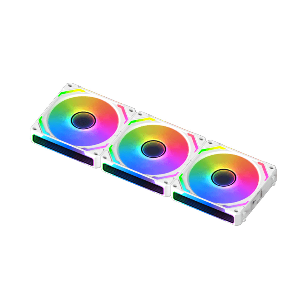 A Photo Of Xigmatek Starlink Ultra | 120mm ARGB Fan Kit with PWM Sync & Smart Control