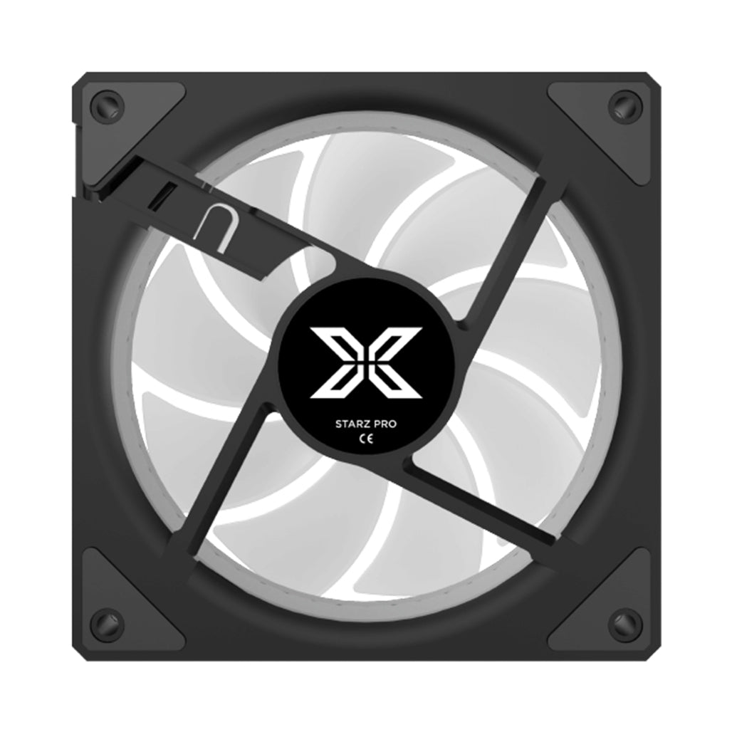 A Photo Of Xigmatek Starz Pro | 120mm ARGB Infinity Mirror Fan Kit