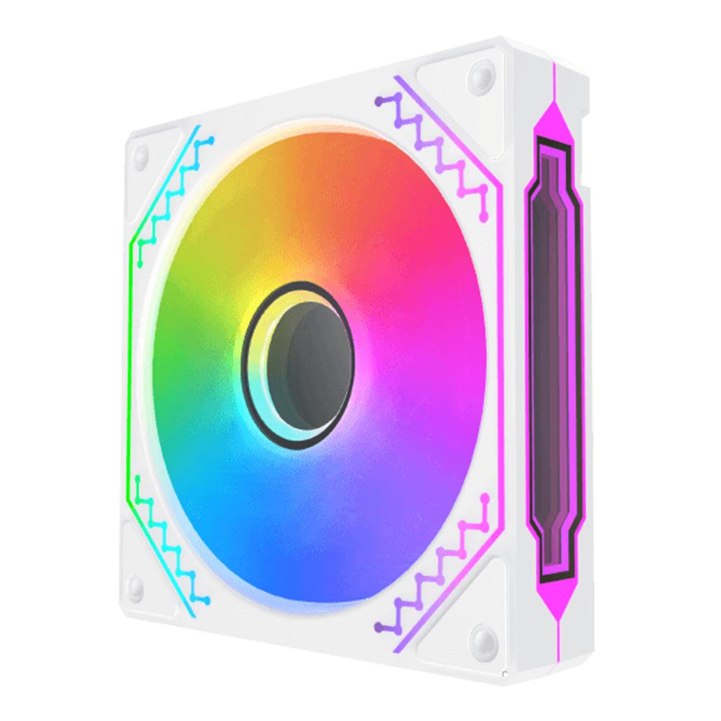 A Photo Of Xigmatek Starz Pro | 120mm ARGB Infinity Mirror Fan Kit