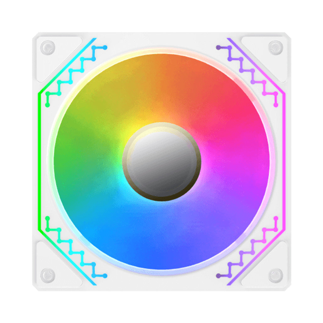 A Photo Of Xigmatek Starz Pro | 120mm ARGB Infinity Mirror Fan Kit