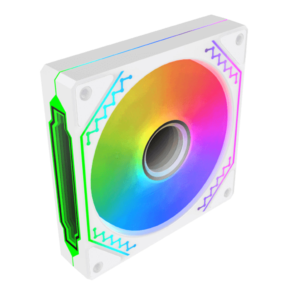 A Photo Of Xigmatek Starz Pro | 120mm ARGB Infinity Mirror Fan Kit