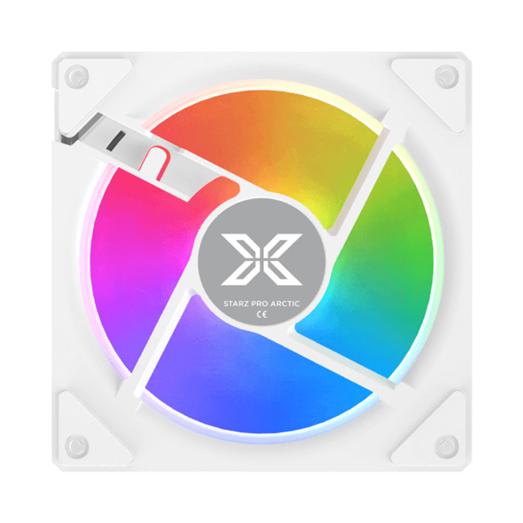 A Photo Of Xigmatek Starz Pro | 120mm ARGB Infinity Mirror Fan Kit