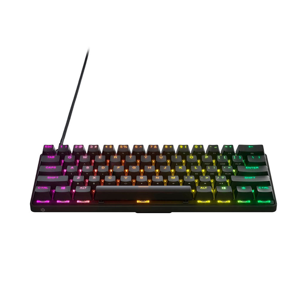 A Photo Of SteelSeries Apex Pro Mini - Adjustable Switch Compact Wired Gaming Keyboard