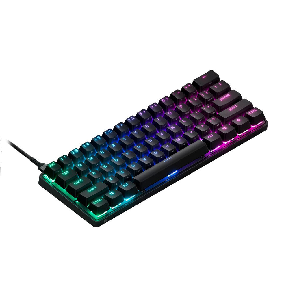 A Photo Of SteelSeries Apex Pro Mini - Adjustable Switch Compact Wired Gaming Keyboard