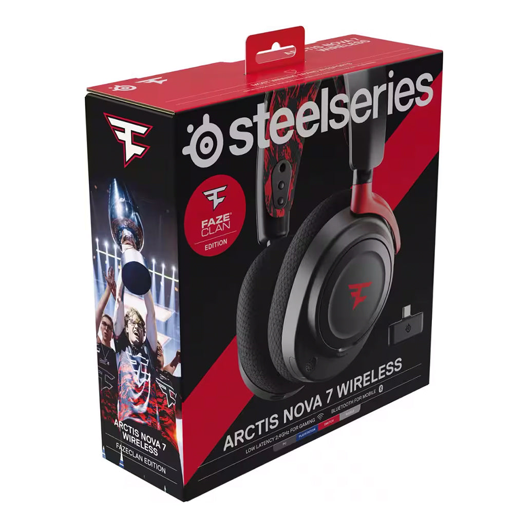 A Photo Of SteelSeries Arctis Nova 7 FaZe Clan Edition - Wireless Gaming Headset
