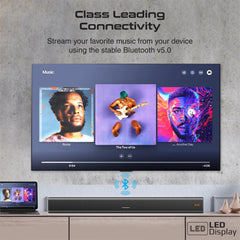 A Photo Of Promate StreamBar-30 - 30W BassBoost™ SoundBar with Subwoofer