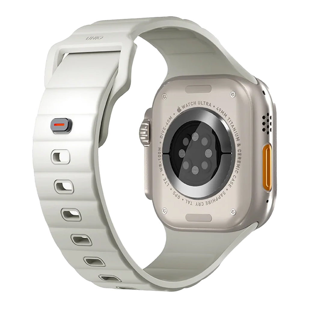 A Photo Of Uniq Stride Lume – High-Performance Glow-in-the-Dark FKM Sports Band for Apple Watch Ultra