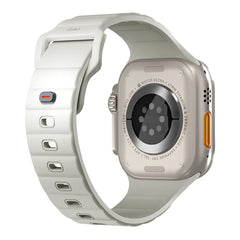 A Photo Of Uniq Stride Lume – High-Performance Glow-in-the-Dark FKM Sports Band for Apple Watch Ultra