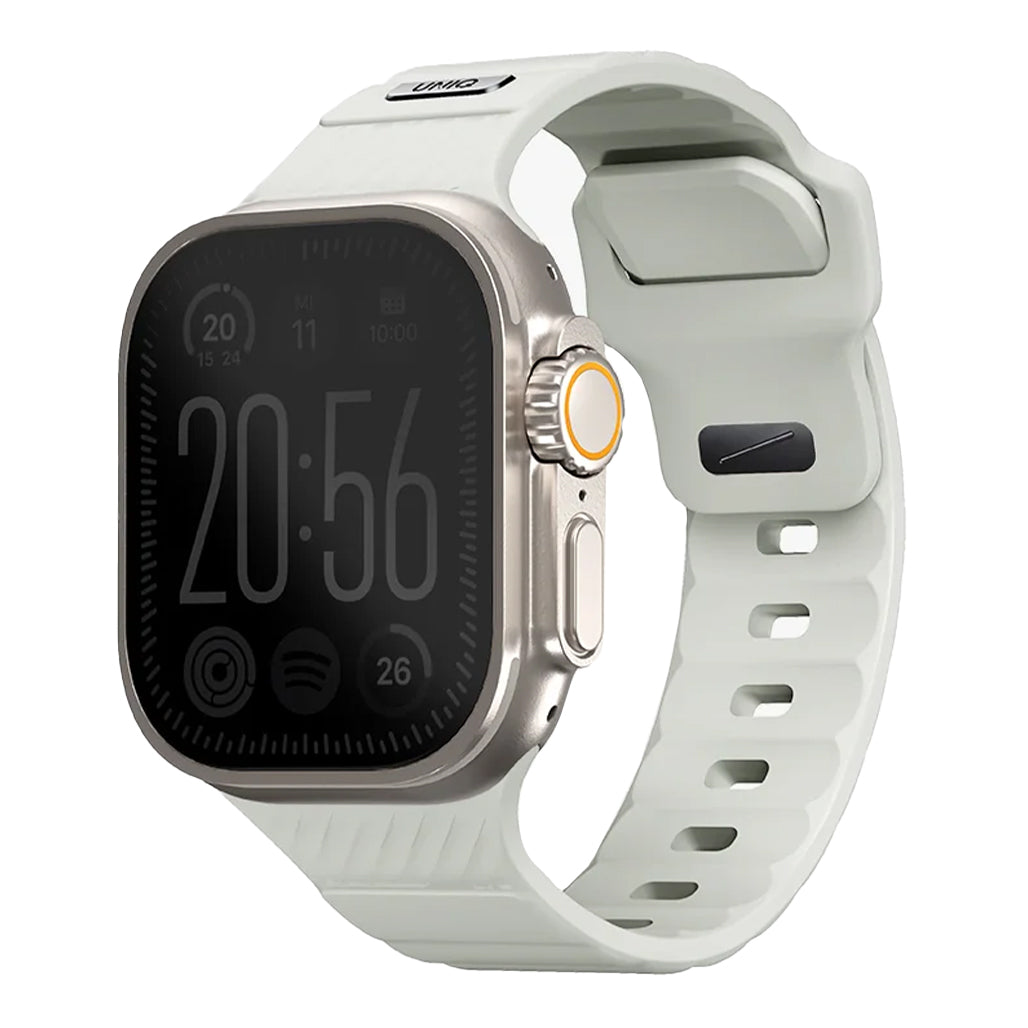 A Photo Of Uniq Stride Lume – High-Performance Glow-in-the-Dark FKM Sports Band for Apple Watch Ultra