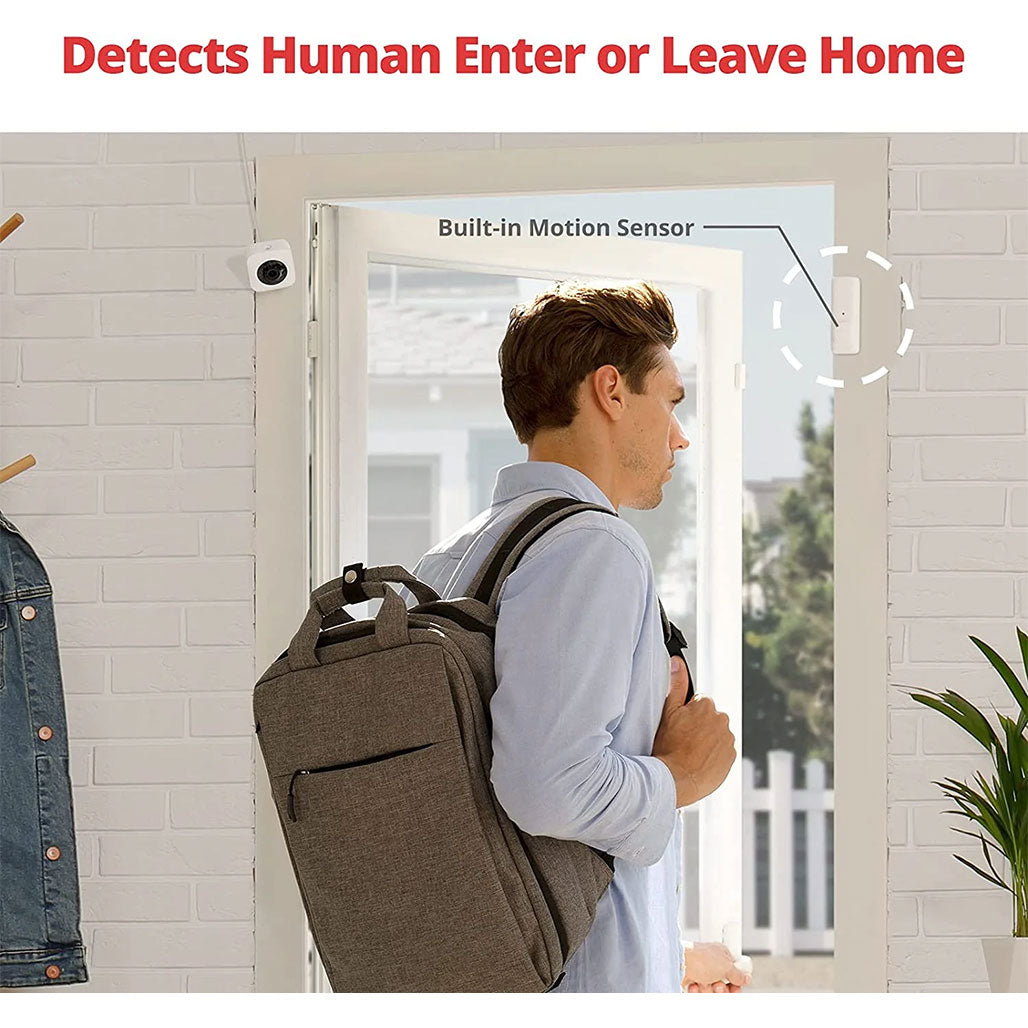 A Photo Of SwitchBot Contact Sensor W1201500-WHT | Smart Window & Door Alert Sensor with Hub Mini Connectivity