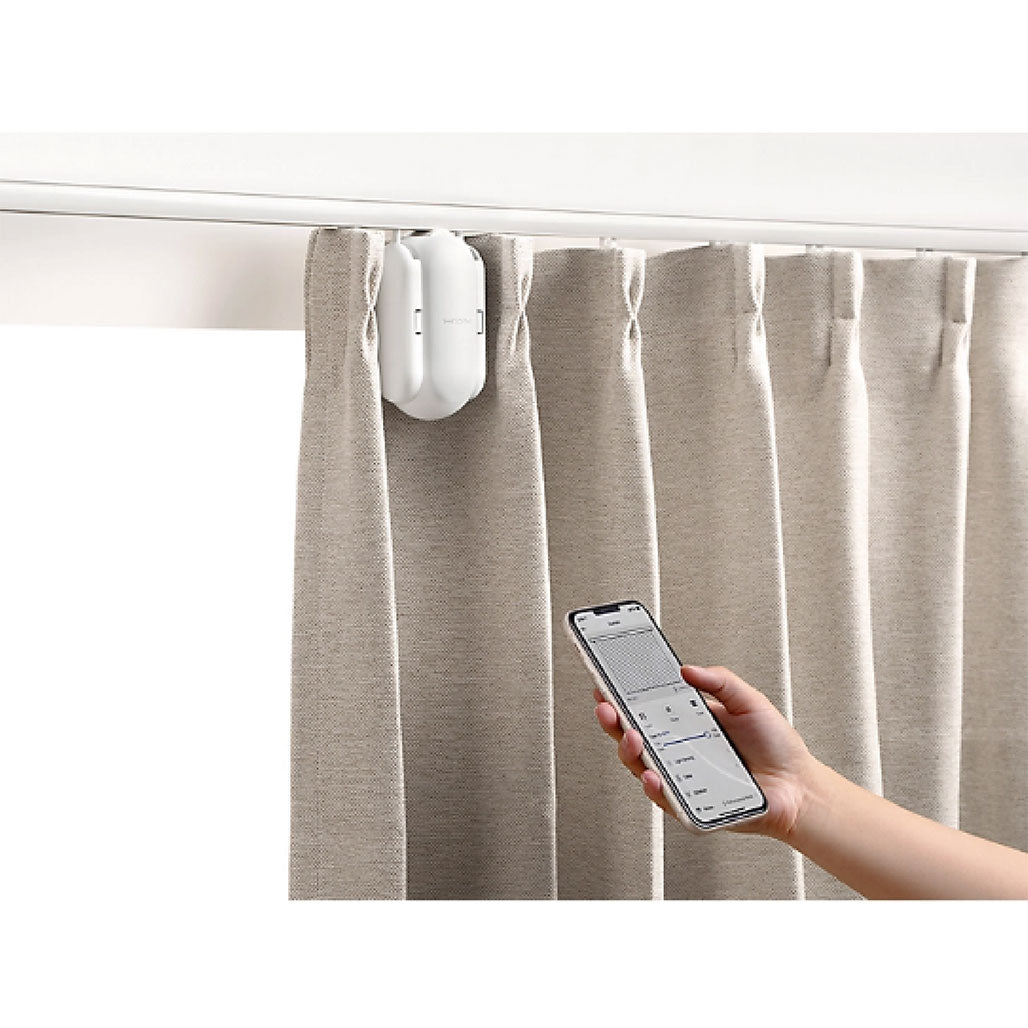 A Photo Of SwitchBot Curtain (U Rail 2) W0701600 | Smart Curtain Opener for U-Shaped Rails