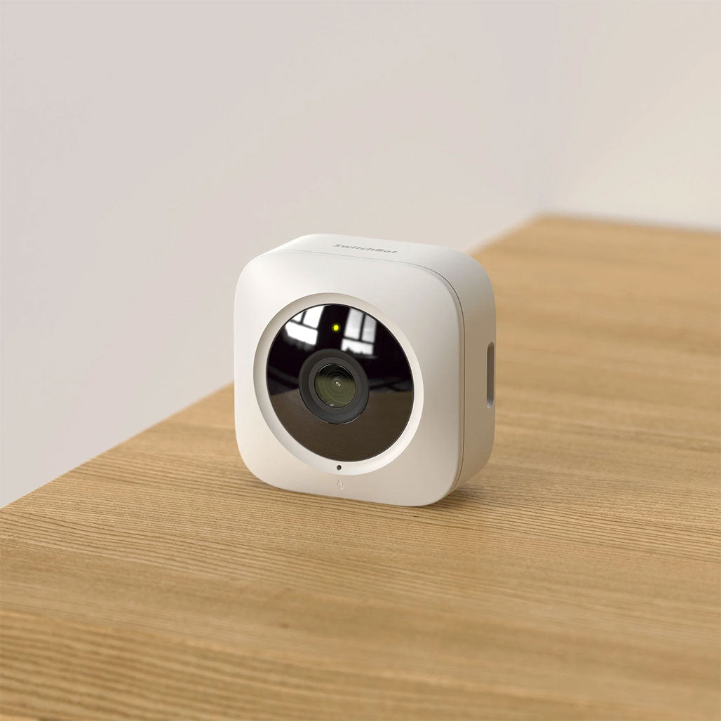 A Photo Of SwitchBot Indoor Cam W1301200-WHT | 1080p HD Security Camera with Night Vision and Wide Angle