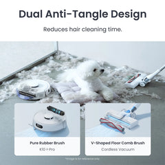 A Photo Of SwitchBot K10+ Pro Combo – Smart Robot Vacuum & Cordless Floor Sweeper