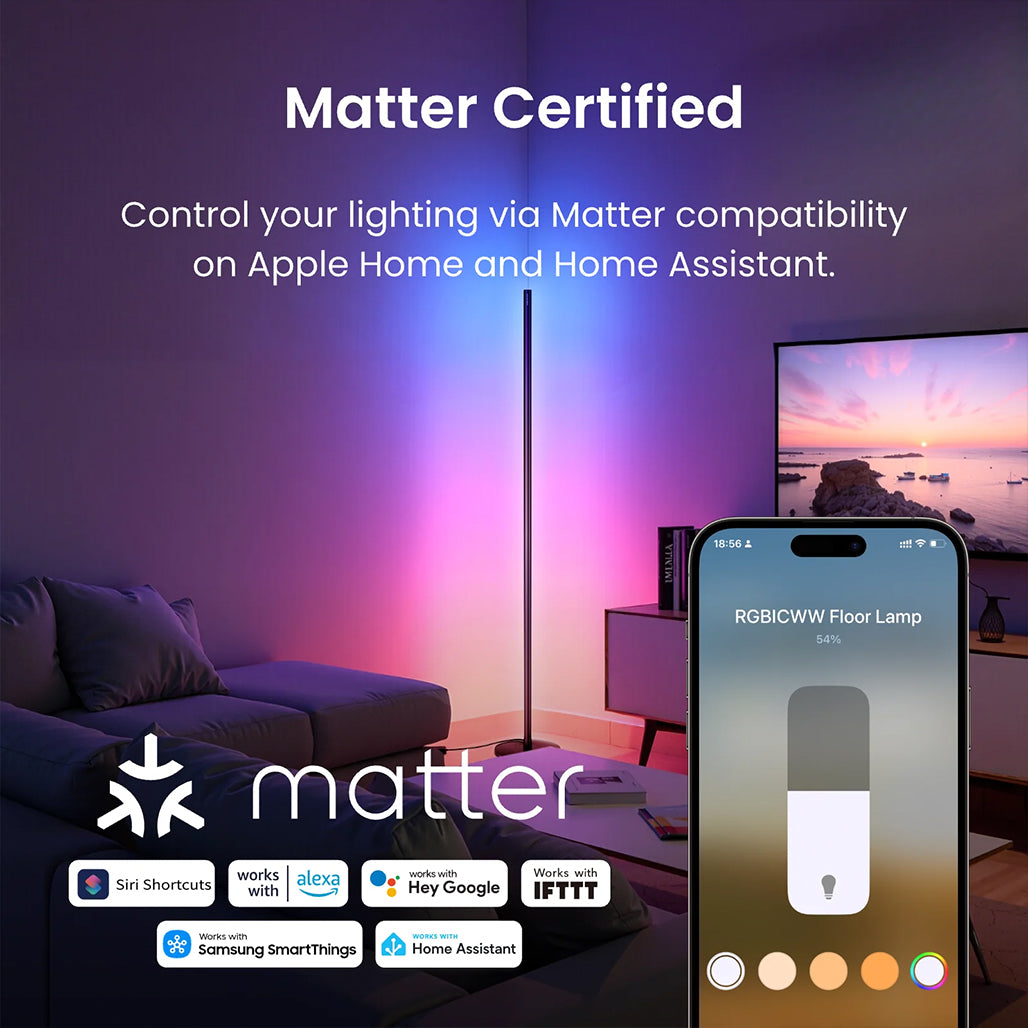 A Photo Of SwitchBot SwitchBot RGBICWW Floor Lamp