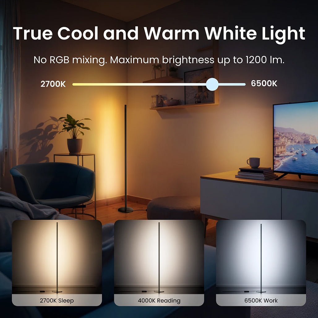 A Photo Of SwitchBot SwitchBot RGBICWW Floor Lamp