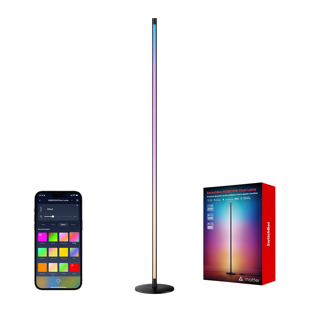 A Photo Of SwitchBot SwitchBot RGBICWW Floor Lamp