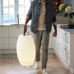 A Photo Of Kooduu Synergy 65 - Portable LED Lamp with Bluetooth Speaker & Wine Cooler
