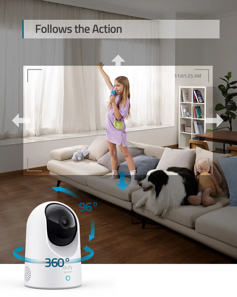 A Photo Of Eufy Indoor Cam E220 – 2K Smart Indoor Security Camera