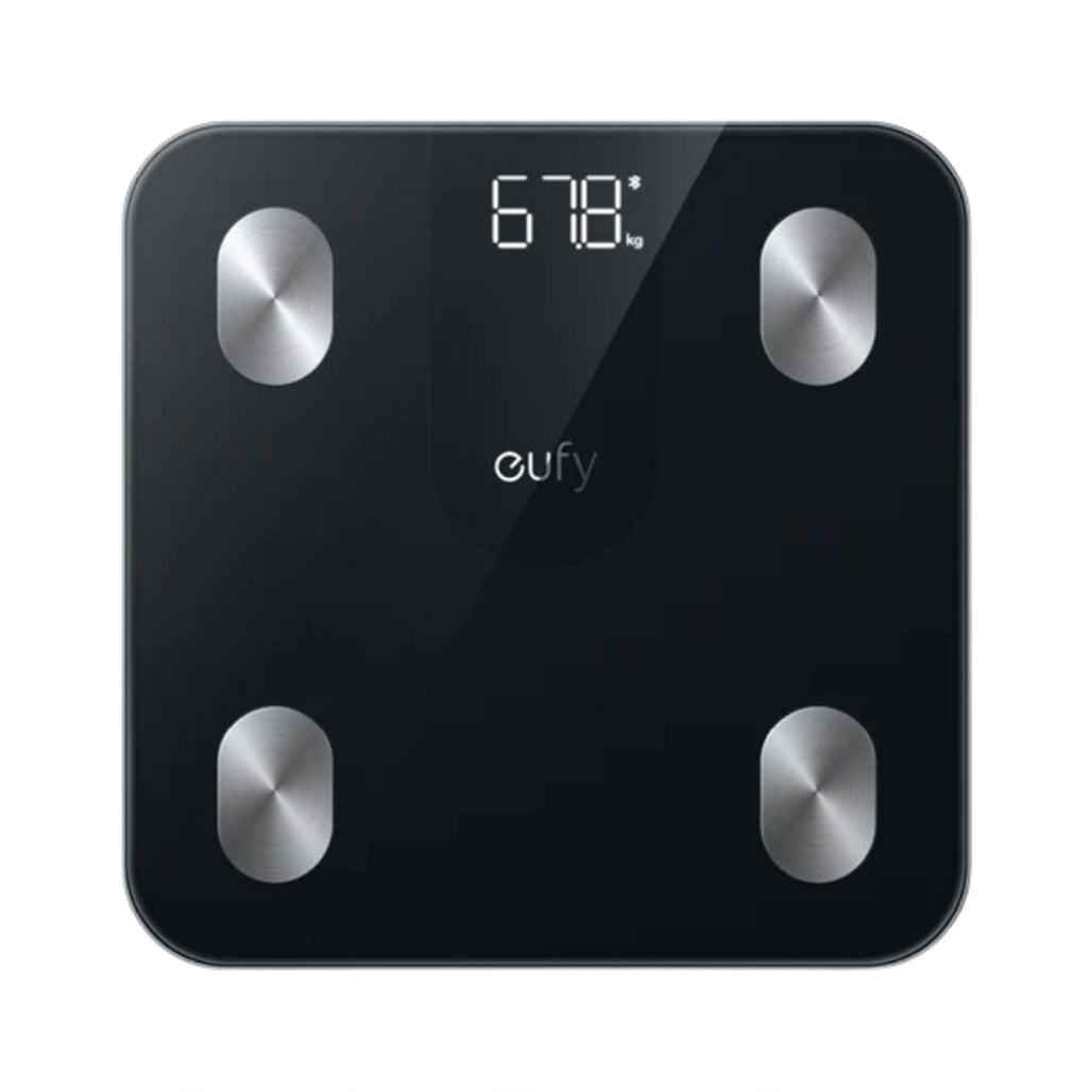 A Photo Of eufy Smart Bluetooth Body Fat Scale A1 – Digital Bathroom Scale with 12 Body Metrics, Fitness Composition Analyzer, Black