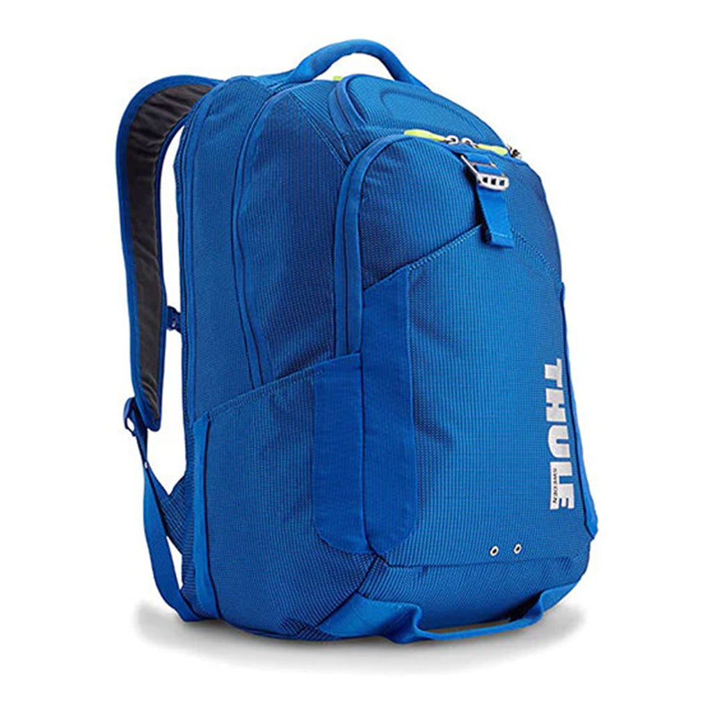 A Photo Of Thule Crossover 32L - Laptop Backpack – Water-Resistant Travel & Tech Bag, Cobalt Blue (TCBP417)