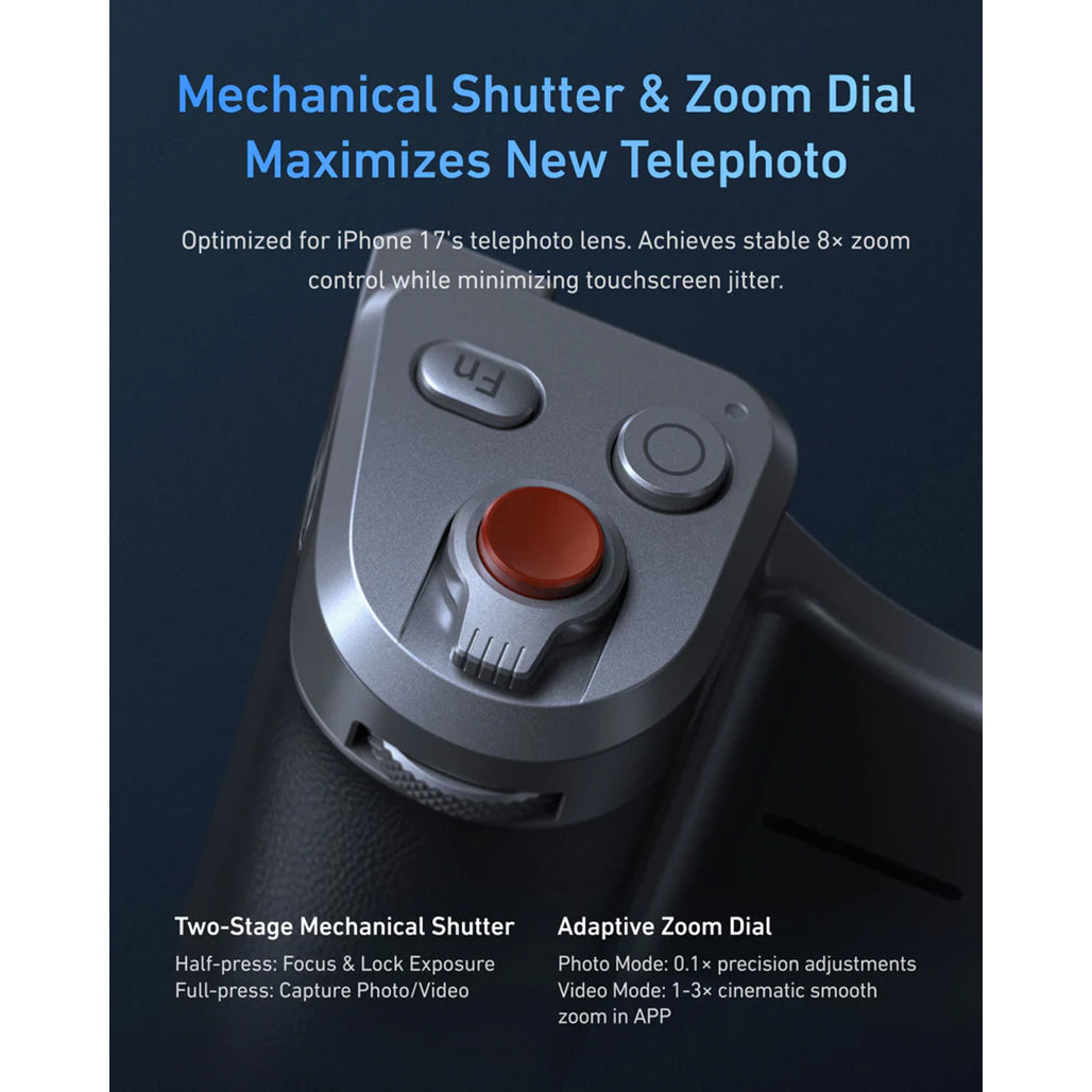 A Photo Of TELESIN Master Grip for iPhone17 Pro max