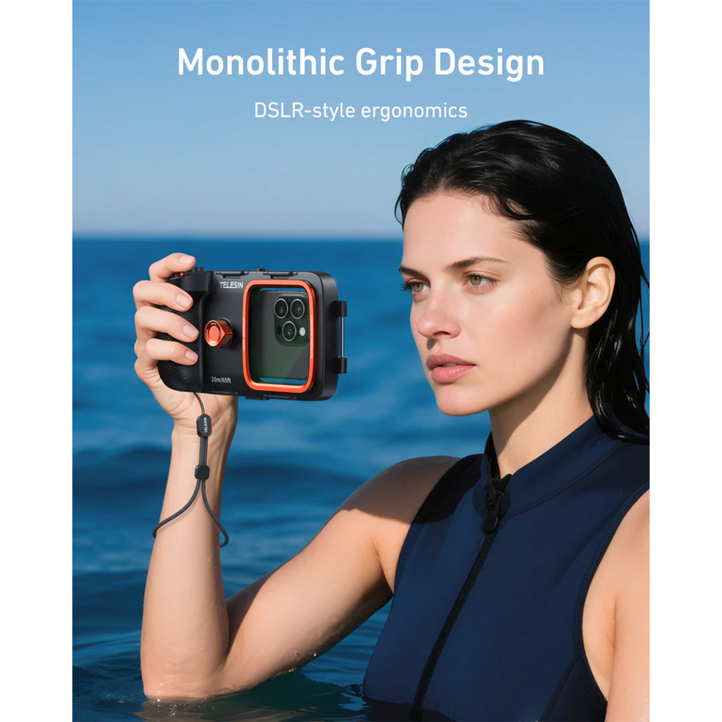 A Photo Of TELESIN Waterproof Underwater Diving Phone Case