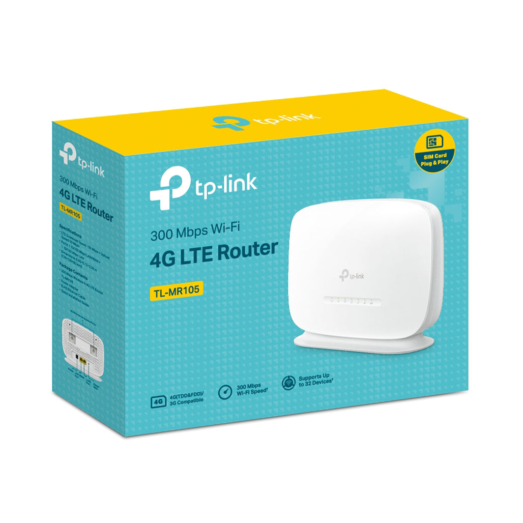 A Photo Of TP-Link TL-MR105 - 300 Mbps Wireless N 4G LTE Router