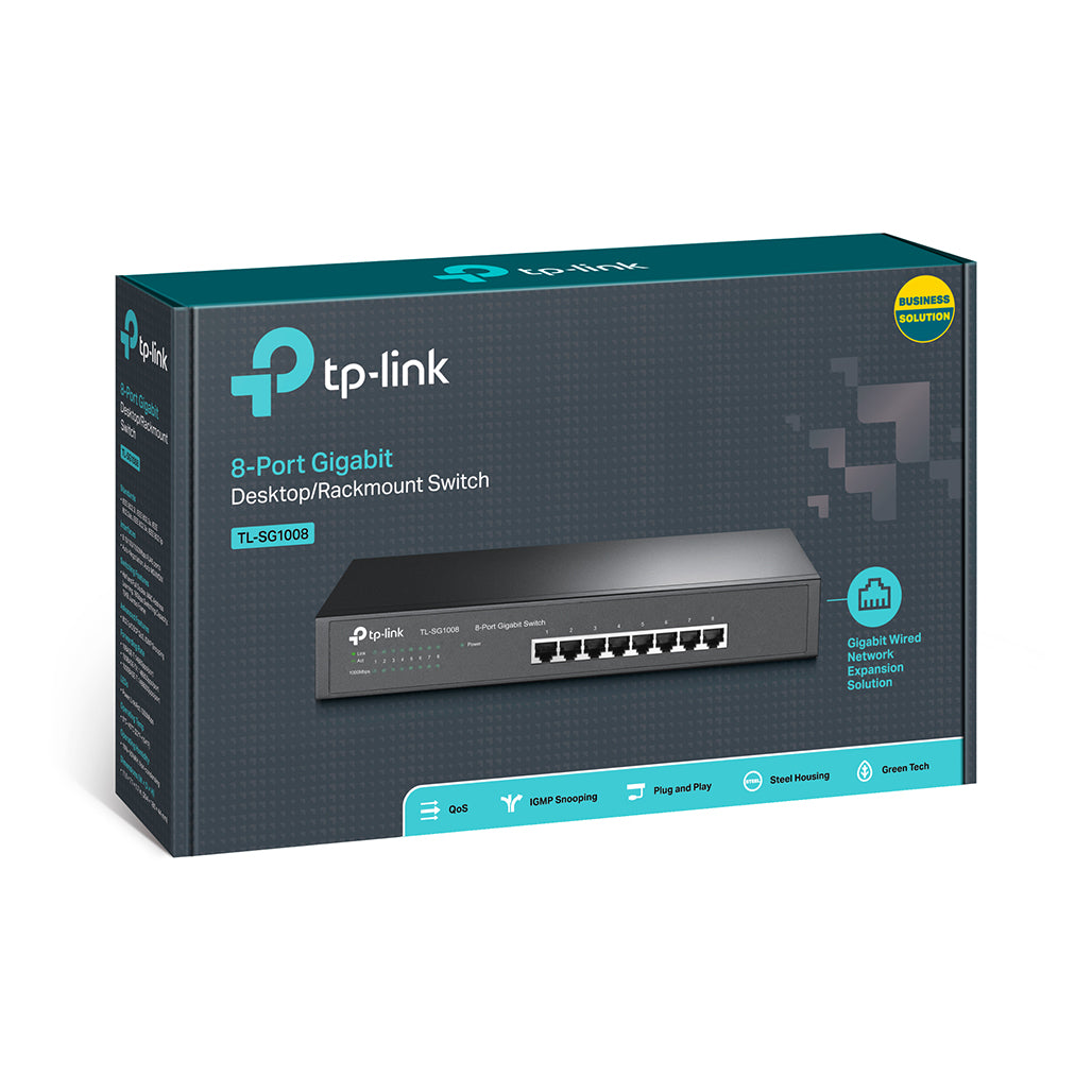 A Photo Of TP-Link TL-SG1008 - 8-Port Gigabit Desktop/Rackmount Switch
