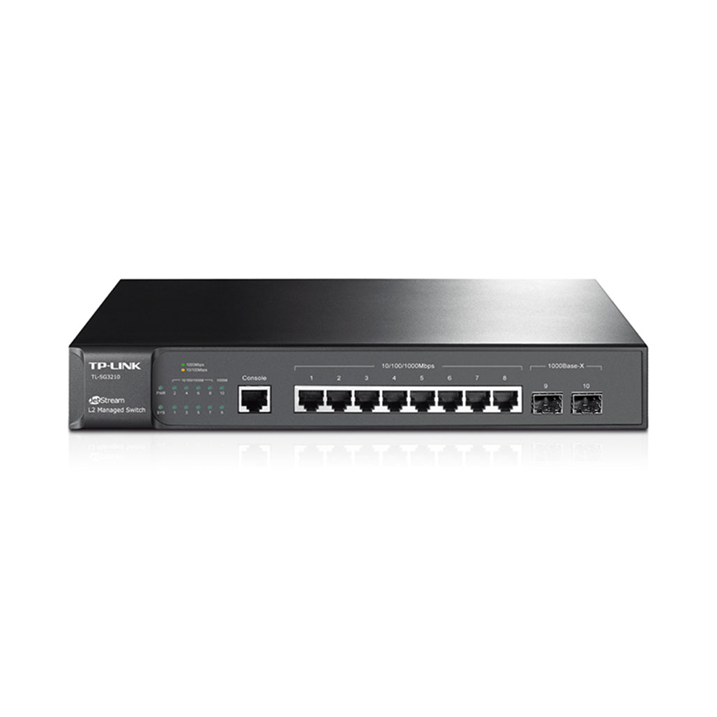 A Photo Of TP-Link TL-SG3210 - JetStream 8-Port Gigabit L2 Managed Switch with 2 SFP Slots